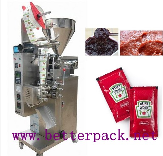 chilli suace packing machine,tomato paste packaging machine,ketchup filling sealing machine,paste package machine,sauce filling sealing machinery